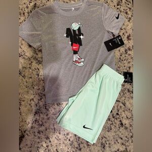 Nike boys short set NWT